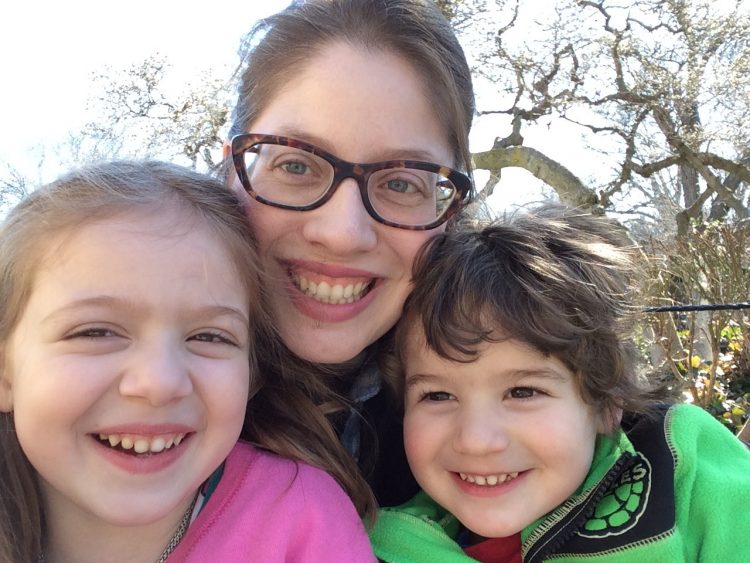 Penny Lesser with Allie and Simon Lesser