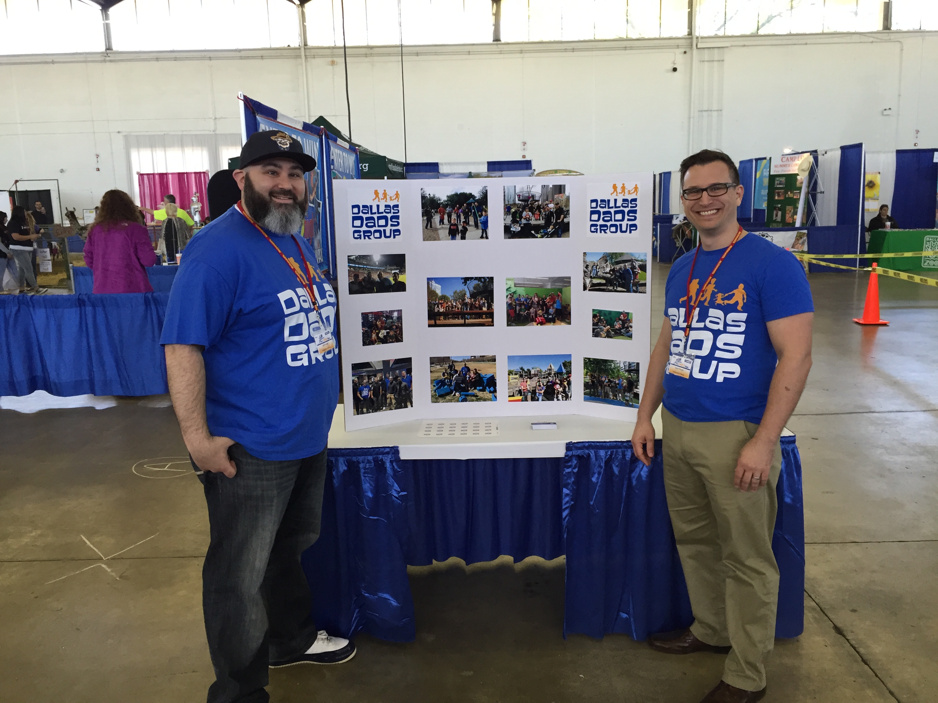 Dallas Dads Group booth at the DFW Family Expo
