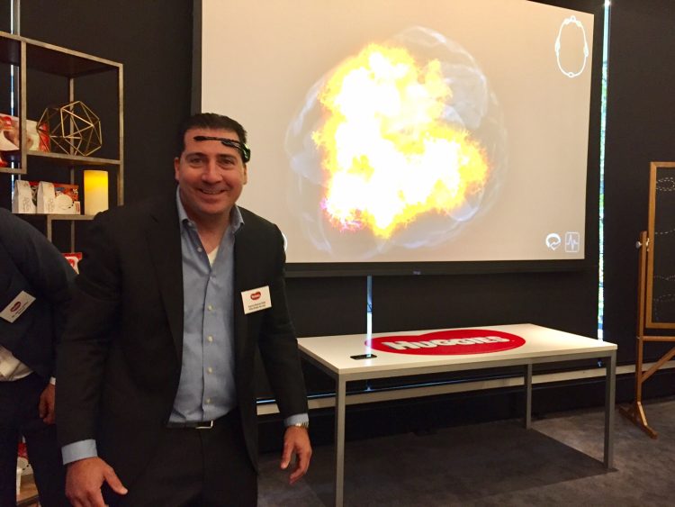 Lance's Brain on Hugs Neuroscience Demonstration - DURING the Hug