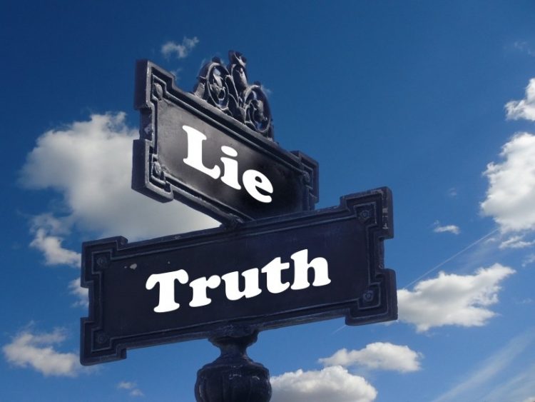 signs of lying or truth telling lies about dads