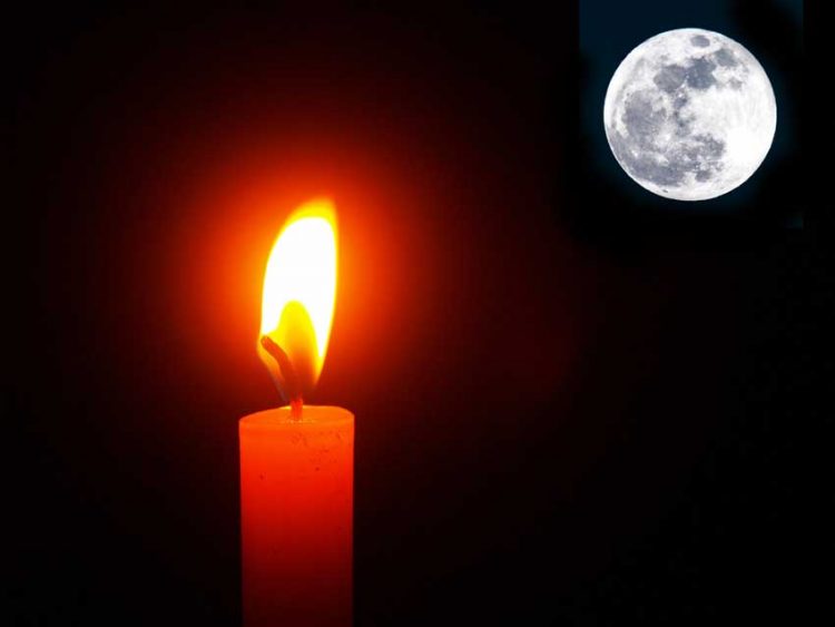 the fable of the candle and the moon