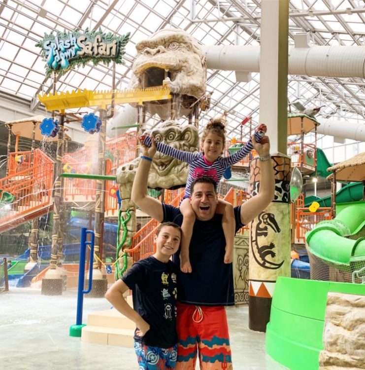 Frolicking in Splashdown Safari at Kalahari Resorts & Convention Center